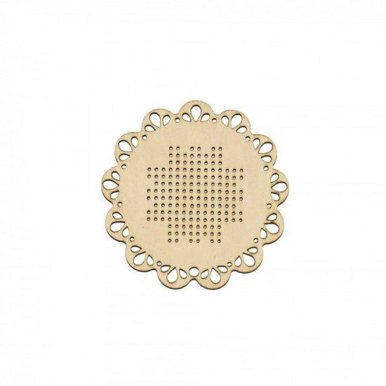 Baza Blank Tip Gherghef - Floricica - gaurele 1 mm - F01 - 80X80 mm Baza Blank Tip Gherghef - Floricica - gaurele 1 mm - F01 - 80X80 mm