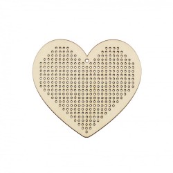 Baza Blank Tip Gherghef - Inima - gaurele 1.5 mm - I01 - 100x90 mm Baza Blank Tip Gherghef - Inima - gaurele 1.5 mm - I01 - 100x90 mm