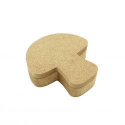 Cutie blank pentru Mot - Ciuperca - 10x9.5 cm