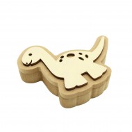 Cutie blank pentru Mot - Dinozaur - 13x10 cm