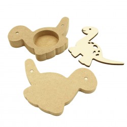 Cutie blank pentru Mot - Dinozaur - 13x10 cm