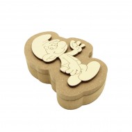 Cutie blank pentru Mot - Pitic - 12x8 cm