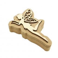 Cutie blank pentru Mot - Zana - 15.5x10 cm