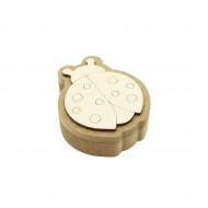 Cutie blank pentru Mot - Buburuza - 10x8 cm