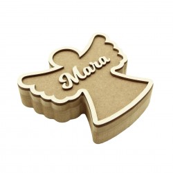 Cutie blank pentru Mot - Inger- 13x12 cm