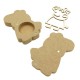 Cutie blank pentru Mot - Porcusor - 13x9.5cm