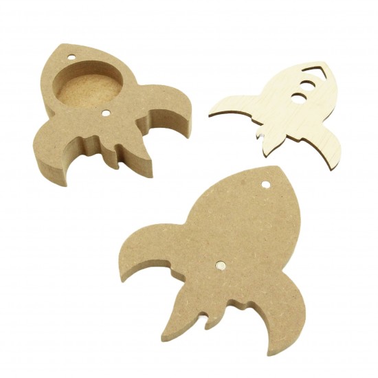 Cutie blank pentru Mot - Racheta cu Placaj - 13.5x11 cm