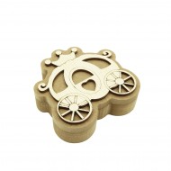 Cutie blank pentru Mot - Caleasca Dovleac - 10x9.5 cm