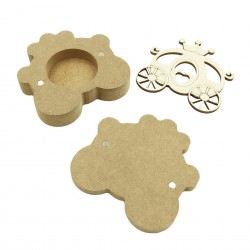 Cutie blank pentru Mot - Caleasca Dovleac - 10x9.5 cm Cutie blank pentru Mot - Caleasca Dovleac - 10x9.5 cm