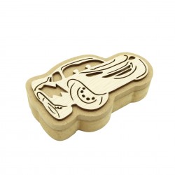 Cutie blank pentru Mot - Masina - 12x7 cm