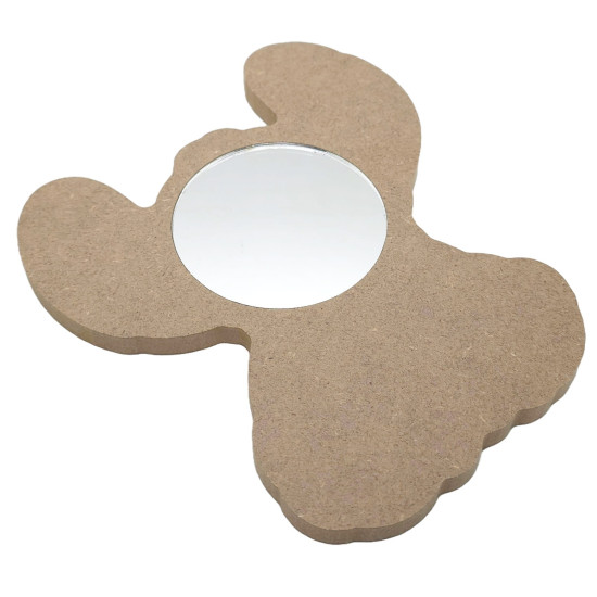 Oglinda blank pentru Mot - 14.5x12.5x0.6 cm - Extraterestru