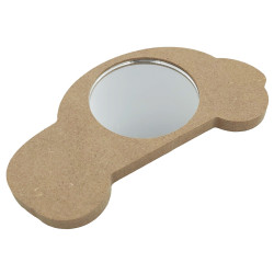 Oglinda blank pentru Mot - 14.5x8x0.6 cm - Masinuta