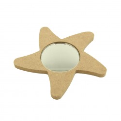 Oglinda blank pentru Mot - 13.5x13.5x0.6 cm - Stea de Mare Oglinda blank pentru Mot - 13.5x13.5x0.6 cm - Stea de Mare