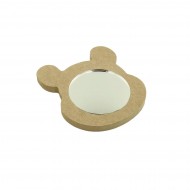 Oglinda blank pentru Mot - 10x9x0.6 cm - Ursulet