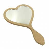 Oglinda Blank pentru Gatitul Miresei - 23.5x15.5x0.6 cm - Inima