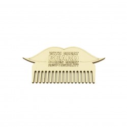 Pieptene pentru Mire Gravat - Blank - Mustata - 22x5cm