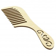 Pieptene pentru Mireasa - Blank - Inima - 20x6 cm