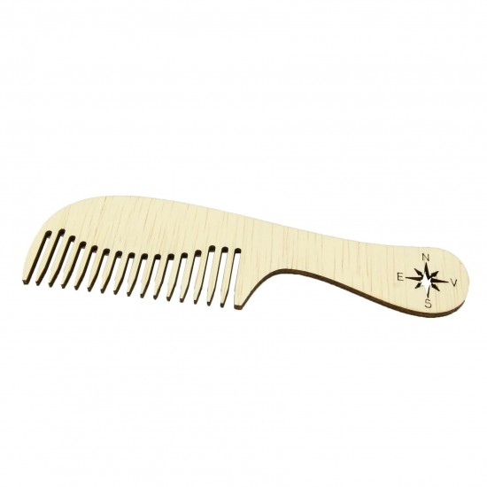 Pieptene pentru Mot - Blank - Busola - 16x4.5cm