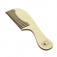 Pieptene pentru Mot - Blank - Cap Ursulet - 16x4.5cm
