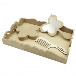 Set pentru Gatitul Miresei - Tematica Fluture - 4 Piese - Blank