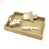 Set Blank pentru Mot - Tematica Avion - 4 Piese