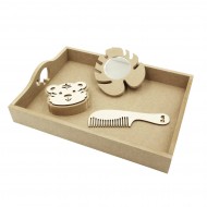 Set Blank pentru Mot - Tematica Safari - 4 Piese