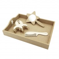 Set Blank pentru Mot - Tematica Astronaut - 4 Piese