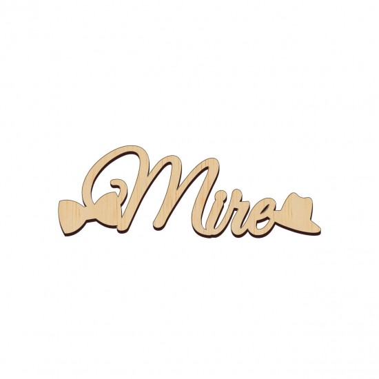 Ornament Umeras Mire Papion si Palarie Blank