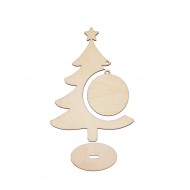 Ornament Blank Bradut cu spatiu Glob