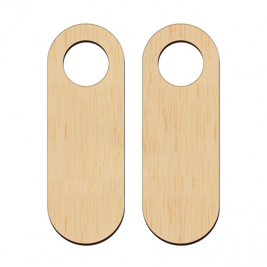 Door Hanger - Placute Usa - Door Tag - Agatatori Usa - Ovale - Set 2 Bucati Blank