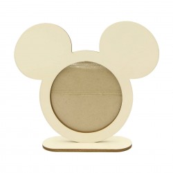 Rama Foto Blank din Lemn - Soricel - 19x16.5 cm