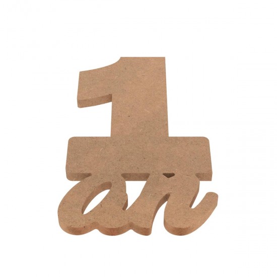 Blank Cifra Unu - Mot - Un An - 38x23x1.8 cm