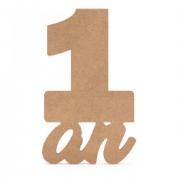 Blank Cifra Unu - Mot - Un An - 38x23x1.8 cm
