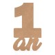 Blank Cifra Unu - Mot - Un An - 38x23x1.8 cm