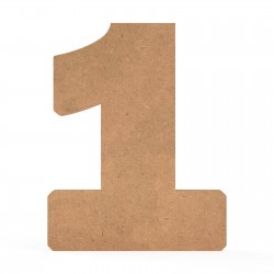 Blank Cifra Unu - Mot - 35x27.5x1.8 cm