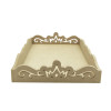 Tava Blank MDF - Model Coroana - Interior 34x26 cm
