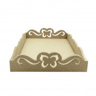Tava Blank MDF - Model Fluture - Interior 34x26 cm