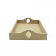 Tava MDF Blank - Interior A4 - Tava pentru Gatitul Miresei - Tava Mot - T56 - A4 - Rechin