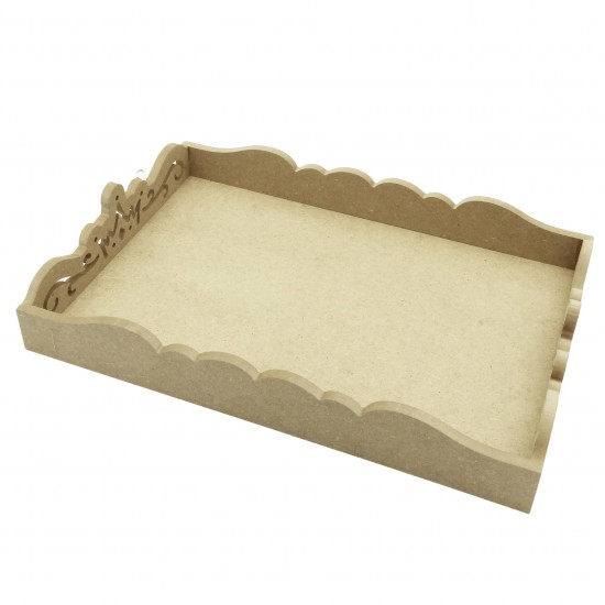Tava Blank MDF - Model Coroana - Interior 34x26 cm Tava Blank MDF - Model Coroana - Interior 34x26 cm