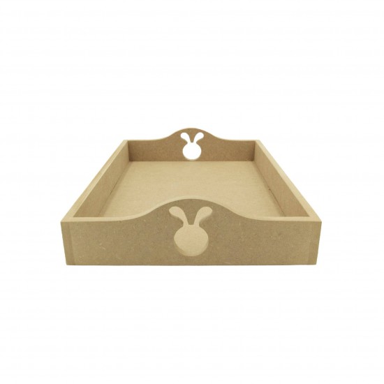 Tava MDF Blank - Interior A4 - Tava pentru Gatitul Miresei - Tava Mot - T49 - A4 - Baby Iepuras