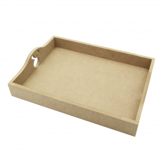 Tava MDF Blank - Interior A4 - Tava pentru Gatitul Miresei - Tava Mot - T49 - A4 - Baby Iepuras
