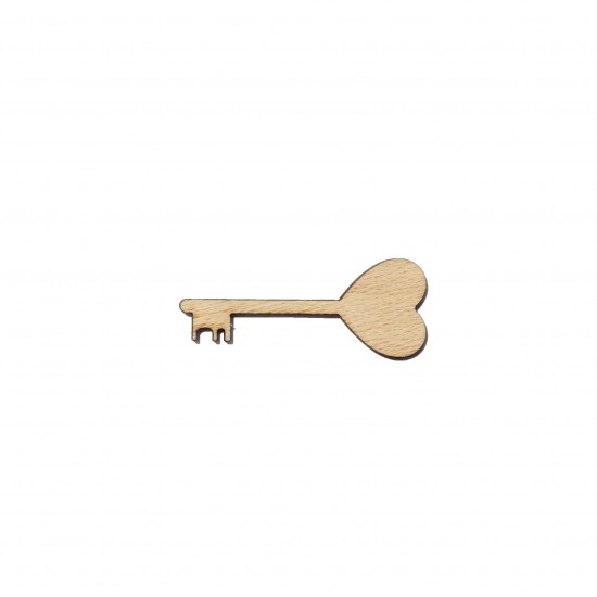 Baza Blank Cheie forma Inima - C1 - 50x20 mm