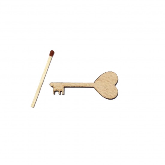 Baza Blank Cheie forma Inima - C1 - 50x20 mm