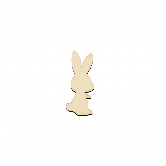 Baza blank Iepure din Lemn - I08 - 50x22 mm