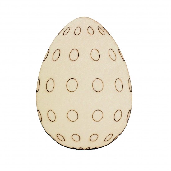 Baza Blank Ou  - Model Cercuri Simetrice - H10cm - 100x77 mm