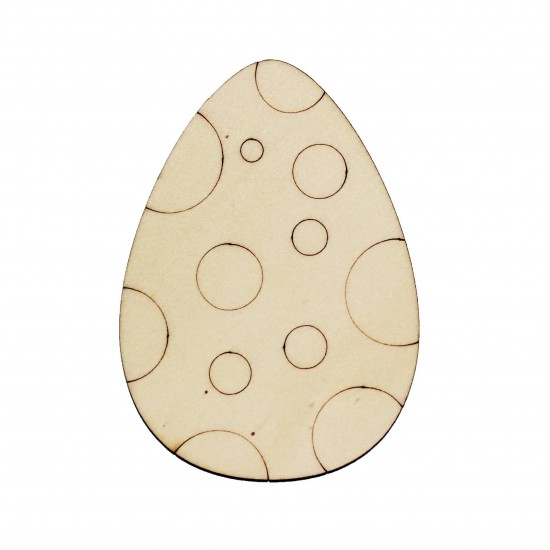 Baza Blank Ou  - Model Cercuri Simple- H10cm - 100x77 mm