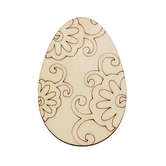 Baza Blank Ou  - Model Floral - H10cm - 100x70 mm