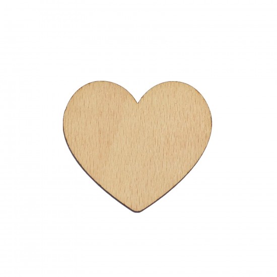 Baza Blank Inima - 65x57 mm