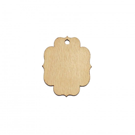 Baza Blank Eticheta Tag Produs - 55x45 mm