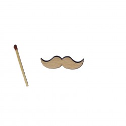 Baza Blank Mustata - 45x12 mm